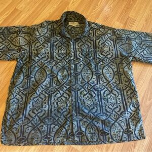 JOHARI WEST 4XL CELTIC THUNDER HAWAIIAN MENS SHIRT 62”C34”L